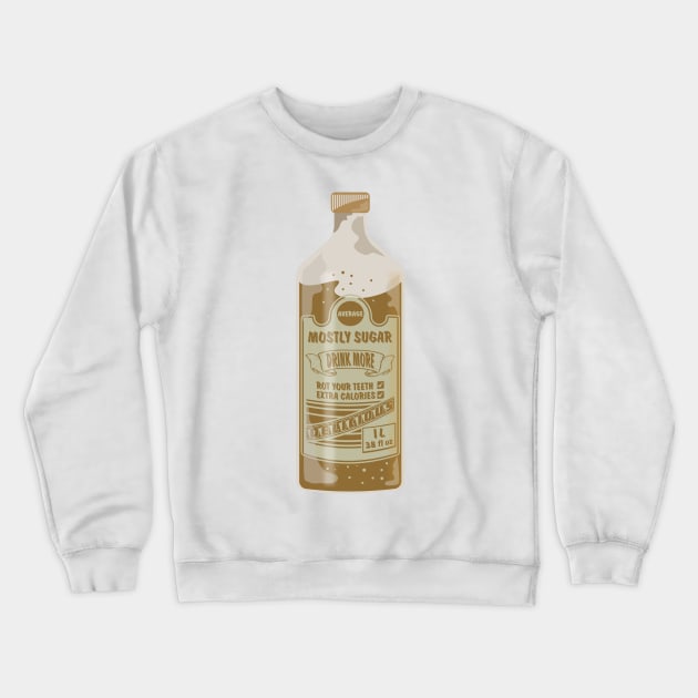 Unhealthy Cola Drink Crewneck Sweatshirt by mailboxdisco